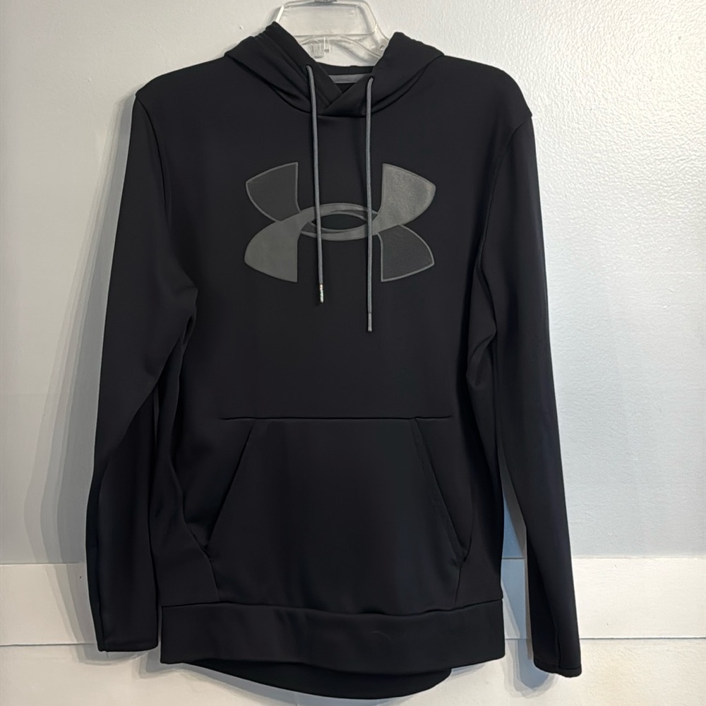 Under Armour Mens Hoodie S Black Logo Pullover